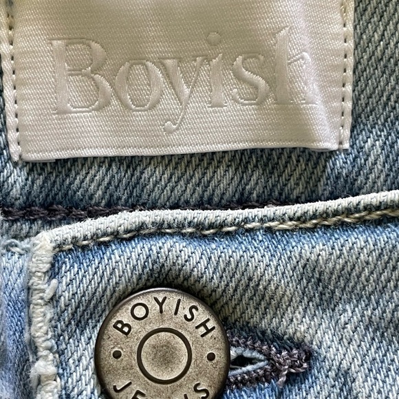 Boyish Blue Wide Leg Jeans High-Rise - Picture 11 of 11